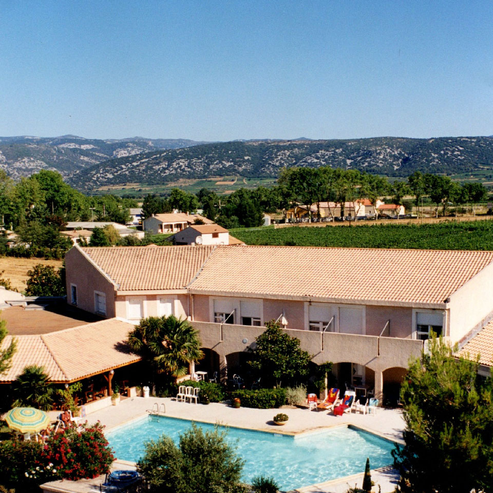 Vue aérienne Hostellerie Saint-Benoît